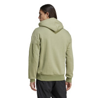 adidas City Escape Fleece Hoodie Olijfgroen Zwart