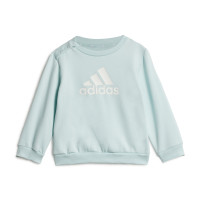 adidas Badge of Sport Joggingpak Baby / Peuters Lichtblauw Donkerblauw Wit