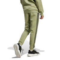 adidas Essentials Fleece Hoodie Joggingpak Olijfgroen Zwart