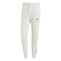 adidas Essentials Fleece Joggingbroek Wit Donkergrijs