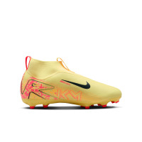 Nike Zoom Mercurial Superfly 10 Mbappé Academy Gras / Kunstgras Voetbalschoenen (MG) Kids Geel Roze Oranje