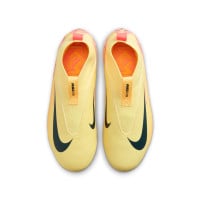 Nike Zoom Mercurial Superfly 10 Mbappé Academy Gras / Kunstgras Voetbalschoenen (MG) Kids Geel Roze Oranje