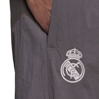 adidas Real Madrid Originals Track Trainingsbroek 2024-2025 Bruin Donkergrijs