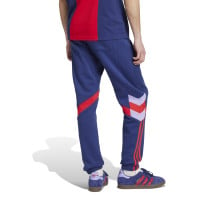 adidas Arsenal Originals Trainingsbroek 2024-2025 Donkerblauw Rood