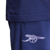 adidas Arsenal Originals Hooded Trainingspak 2024-2025 Donkerblauw Rood Paars