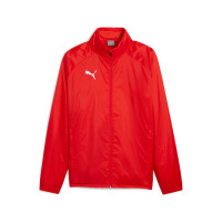 PUMA teamGOAL All Weather Jas Rood Wit