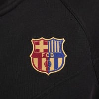 Nike FC Barcelona Tech Fleece Trainingspak 2024-2025 Dames Zwart Goud