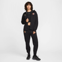 Nike FC Barcelona Tech Fleece Vest 2024-2025 Dames Zwart Goud