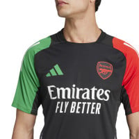 adidas Arsenal Trainingsset Europees 2024-2025 Zwart Groen Rood Wit