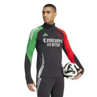 adidas Arsenal Trainingspak 1/4-Zip Europees 2024-2025 Zwart Groen Rood Wit