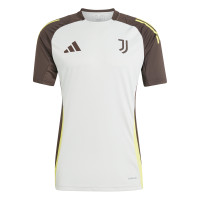 adidas Juventus Trainingsset Europees 2024-2025 Grijs Bruin Geel