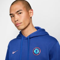 Nike Chelsea Club Trainingspak Hooded 2024-2025 Blauw Lichtblauw Oranje