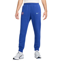 Nike Chelsea Club Joggingbroek 2024-2025 Blauw Lichtblauw Oranje