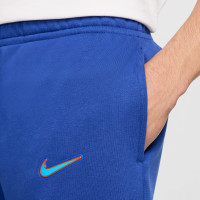 Nike Chelsea Club Joggingbroek 2024-2025 Blauw Lichtblauw Oranje