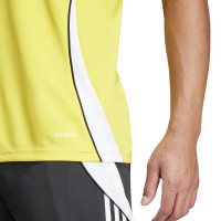 adidas Tiro 24 Trainingsshirt Geel Zwart Wit