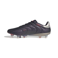 adidas Copa Pure 2 Elite IJzeren-Nop Voetbalschoenen (SG) Donkerpaars Zilver Roze