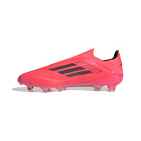 adidas F50 Elite Veterloze Gras Voetbalschoenen (FG) Felrood Zwart Zilver