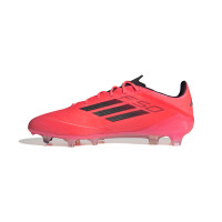 adidas F50 Elite Gras Voetbalschoenen (FG) Felrood Zwart Zilver