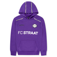 Touzani Angora Hoodie Kids Paars Grijs Wit