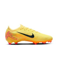 Nike Zoom Mercurial Vapor 16 Mbappé Pro Gras Voetbalschoenen (FG) Geel Roze Oranje