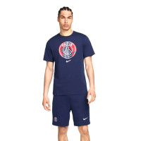 Nike Paris Saint-Germain Tech Fleece Crest Set 2024-2025 Donkerblauw Rood Wit