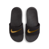 Nike Kawa Slippers Kids Zwart Goud