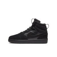 Nike Court Borough Mid 2 Sneakers Kids Zwart Donkergrijs