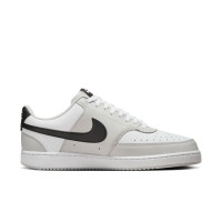 Nike Court Vision Low Sneakers Lichtgrijs Wit Zwart