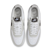 Nike Court Vision Low Sneakers Lichtgrijs Wit Zwart