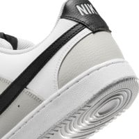 Nike Court Vision Low Sneakers Lichtgrijs Wit Zwart