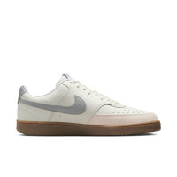 Nike Court Vision Low Sneakers Wit Zilver Okerbruin