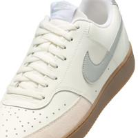 Nike Court Vision Low Sneakers Wit Zilver Okerbruin