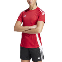 adidas Tiro 24 Trainingsshirt Dames Rood Wit