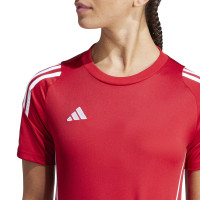 adidas Tiro 24 Trainingsset Dames Rood Zwart Wit