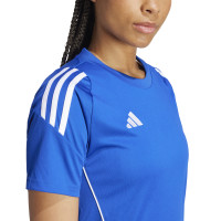 adidas Tiro 24 Trainingsshirt Dames Blauw Wit