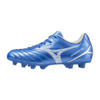 Mizuno Monarcida Neo III Select Gras Voetbalschoenen (FG) Kids Blauw Wit