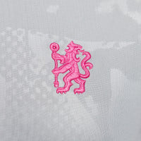 Nike Chelsea Pre-Match Trainingsshirt 2024-2025 Dames Grijs Zwart Roze