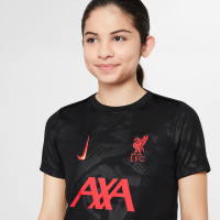 Nike Liverpool Academy Pro Trainingsshirt 2024-2025 Kids Zwart Geel Rood