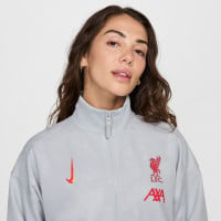 Nike Liverpool Anthem Trainingsjack 2024-2025 Dames Grijs Rood