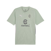 PUMA AC Milan Trainingsshirt 2024-2025 Groen Grijs Lichtroze