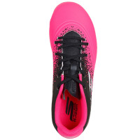 Skechers Razor 1.5 Gras Voetbalschoenen (FG) Kids Zwart Roze