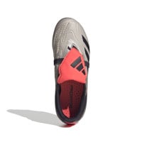 adidas Predator Elite FT Gras Voetbalschoenen (FG) Kids Zilver Zwart Roze