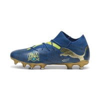 PUMA Future 7 Match BNA Gras / Kunstgras Voetbalschoenen (MG) Donkerblauw Goud Geel