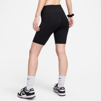 Nike One Short 8-Inch Dames Zwart Wit