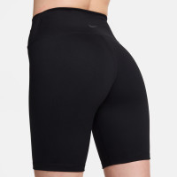 Nike One Short 8-Inch Dames Zwart Wit