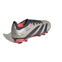 adidas Predator Pro Gras / Kunstgras Voetbalschoenen (MG) Zilver Zwart Roze