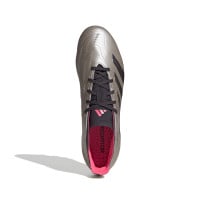 adidas Predator League Gras / Kunstgras Voetbalschoenen (MG) Zilver Zwart Roze