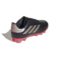 adidas Copa Pure 2 Club Gras / Kunstgras Voetbalschoenen (MG) Kids Donkerpaars Zilver Roze