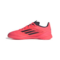 adidas F50 League Zaalvoetbalschoenen (IN) Kids Felrood Zwart Zilver