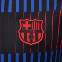 Nike FC Barcelona Pre-Match Trainingsshirt Zwart Blauw Rood